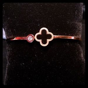 Rose Gold tone hinged Bracelet